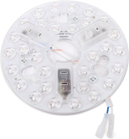 5.3 Inch 15W 3CCT LED Ceiling Fan Light Kit, Ceiling Fan LED Light Replacement with Memory Function for Fan Light