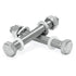 SmartSign K-KIT2 Post Attachment Kit - 2 Bolts for Heavy Duty and Economy Posts, 2.5" x 0.3125"