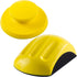 Hook and Loop Hand Sanding Block, 5 Inch Mouse and Round Sanding Holder, 2 PCS for Woodworking Sandpaper Holder