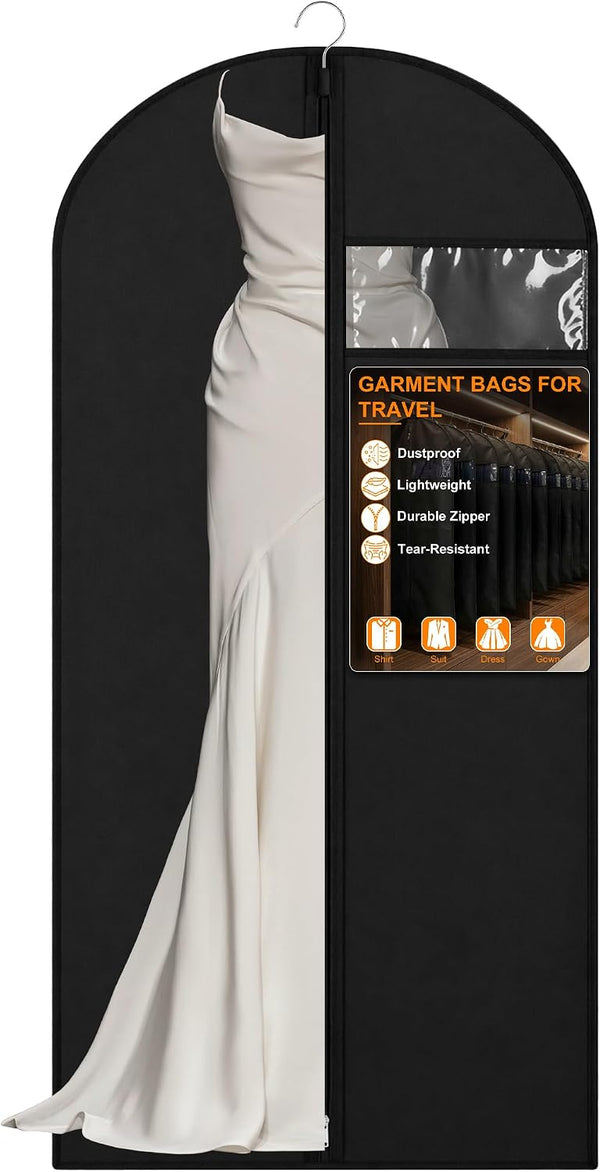 EZ COZY Garment Bags + 3 Tier Rolling Cart