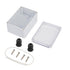 68x58x33mm ABS Plastic Junction Box, Waterproof IP65 Electrical Enclosure with Clear Cover