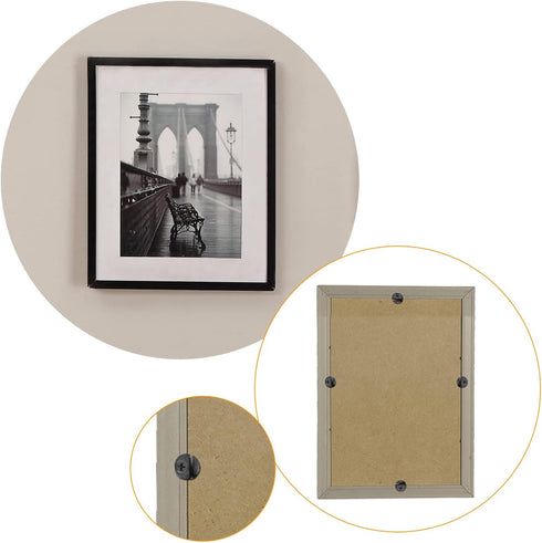 100PCS Picture Turn Button Fasteners, Photo Frame Hardware, Backing Clips with Screws