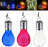 WHAPELQ Bulb Solar Hanging Camping Lights Garden Yard Pathway Waterproof LED Light (Green)