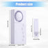 Freezer Door Alarm, 2Pcs Safety Window Alarm, Adjustable Delay Wire-Less Fridge 4-in-1 Sensor Chime Open Loud 108dB