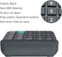 BESTWYA 12-Digit Handheld Desktop Calculator, Dual Power, Large LCD Display, Big Sensitive Button (Black, Pack of 5)