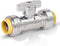 UPSSP1212 1/4 Turn Straight Stop for Push-Fit Valve, 1/2 x 1/2 Inch