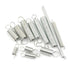 200Pcs Zinc Plated Steel Coil Spring Wire Assortment Kit for Extension and Compression Repair Tools