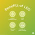 Bulbs, E12 (2 Pack) GE LED+ Dusk to Dawn LED Light Automatic On/Off Outdoor Security Lights, Soft White, Candelabra