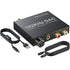 PROZOR Digital to Analog Audio Converter, 192KHz Optical to RCA Adapter, Volume Adjustable DAC with Optical Cable