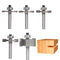 5Pcs T Slot Router Bit Set,1/4" Shank,Cutting Height 1/8",5/32",3/16",1/4" and 5/8",3/8" Deep