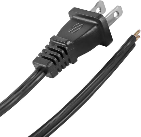 VSEER 3A/120V, (6FT) Lamp Power Cord with On/Off Switch UL Certified Lamp Wire with Molded Plug, Stripped Ends Ready