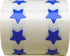 Blue Star Shape Stickers, 0.50 Inch, 1,000 Adhesive Labels