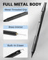 Nicpro 2.0 Mechanical Pencil Set, Black Metal, 3 PCS with Case, Drafting Lead Holder, Graphite Lead Refill & Colors