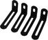 verkelly 10 0.94"x2.85"x0.59" Pcs Adjustable L Shape Corner Brackets, Metal Right Angle Braces Black Support Brackets
