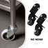 1.5-inch 2pcs, Didiseaon General Silent Swivel Furniture Casters Small Quiet Rolling Wheels for Cabinets, Drawers