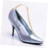 2pcs VOSAREA High Heels Sandal Display Stand Stainless Steel Shoe Support Rack Shoe Display Base