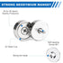 12pc Countersunk 20lbs 0.63x0.19inch LOVIMAG Neodymium Rare Earth Magnets, Strong with Hole & Iron Sheet, Force Cabinet