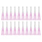 uxcell Industrial Blunt Tip Dispensing Needle with Luer Lock, 18G 1/2", 40 Pcs Pink for Liquid Glue Gun