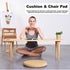 JIQHOHX 1/2/4 Packs 38 38cm(1 Pack)) Round Chair Cushion, Anti-Slip Soft Thicken Chair Pads Pillow, Memory Foam Round
