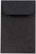 JAM PAPER Coin Business Envelopes #1 - Smooth Black, 2 1/4 x 3 1/2, 50/Pack