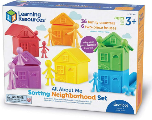 Counting Learning Resources All About Me Sorting Neighborhood - Montessori Preschool Activities, Social Emotional