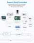 WS2811 16.4ft Programmable 12V IP65 ALITOVE Addressable Neon LED Strip Lights Room Decor Flexible Digital RGB IC LED