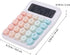 SEWACC Mechanical Calculator, Cute Multicolor Desk Calculator with Big Buttons, Basic Function, Office Desktop