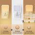 BEOAUDRA Dimmable 2 Pack Motion Sensor Night Light Plug in, Warm White Motion Activated LED Night Lights for Bedroom