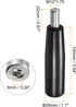 uxcell Revolving Handle Grip, 1Pcs M12x100mm(DxL) Threaded Handwheel Screw Knobs Crank Handle for Industry Lathe Milling Machine