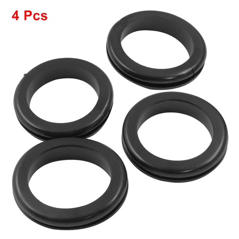 Zorveiio 4Pcs Grommets 1.26" 1.5" Grommet Grommets Rubber ID Drill Hole Durable Wiring Hole Wire for Cable Hose Wire