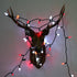 C5 33ft 100 120V Brizled Red & White Christmas Lights, LED Christmas Tree Lights, Connectable UL Certified Faceted Xmas
