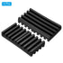 PATIKIL Rubber Anti-Vibration Pads, 4 Pcs Vibration Isolation Mats 4" x 2" x 0.6" for HVAC, Air Conditioner, Black
