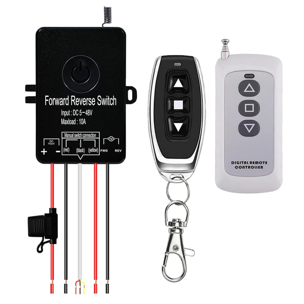 Waterproof Forward Reverse Remote Control Switch up to 168 FT,DC 5V to