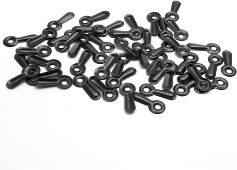 100 Pieces Picture Frame Turn Button Fasteners Set with Screws for Hanging Pictures