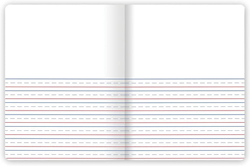 Mead Primary Journal, Half Page Ruled, Grades K-2, 7-1/2" x 9-3/4", 100 Sheets, 12 Pack