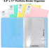 Phyxin 40-Pocket Portfolio Binder Organizer, 8.5" x 11" Document Organizer for Concert, Artwork, School & Office Use,