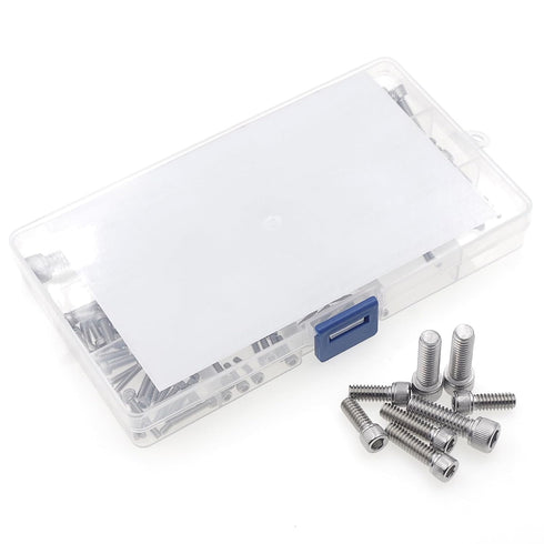 #2-56 to 5/16"-18 UNC Stainless Steel Hex Socket Head Cap Screws/Bolts Assortment Kit