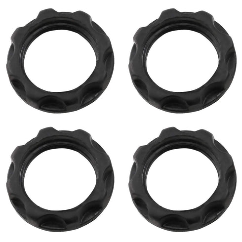 E-outstanding E12 Light Socket Ring 4PCS 3/4 Inch I.D Black Phenolic Rings for