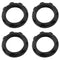 E-outstanding E12 Light Socket Ring 4PCS 3/4 Inch I.D Black Phenolic Rings for