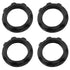 E-outstanding E12 Light Socket Ring 4PCS 3/4 Inch I.D Black Phenolic Rings for