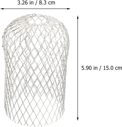 Angoily 2pcs Gutter Anti-leaf Down Silver Guard, Expandable Screens, Aluminum Gutters, Sieve Strainer Mesh