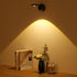 2200mAH Dimming Wireless Picture Light Battery Operated, Rechargeable Painting Light with Motion Sensor and Rotatable