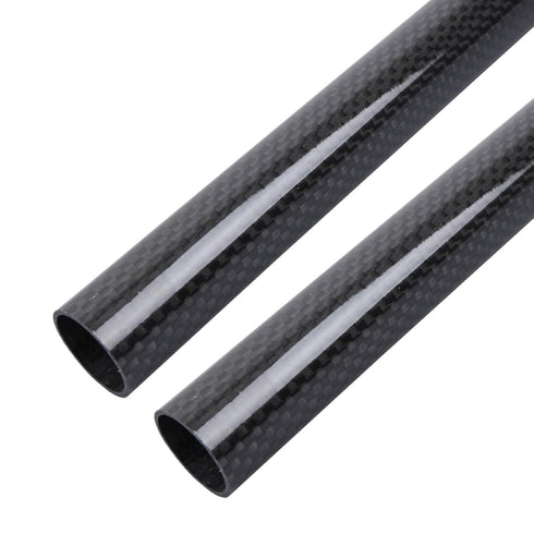 ARRIS 330mm 18mm x 20mm x 330mm Glossy Surface 3K Roll Wrapped 100% Pure Carbon Fiber Tube for Quadcopter (2PCS)