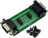 Electronics-Salon DB9 DB9 CZH-Labs D'sub Diagnostic Test Breakout Board, DSUB Connector Male to Female.