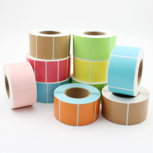 SAFYY Direct Thermal Labels, 1.57"x2.76", 400/Roll Self-Adhesive Address Shipping Stickers for Rollo Printers