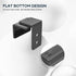 Sliding Barn Door Bottom Floor Guide EaseLife, U Shape, Flexible Adjustable Fit Distance, Wall Mount System, Black