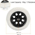 6 Inch, 4 Pack uxcell Shopping Cart Wheels Replacement Rubber Foaming Shopping Bag Trolley Wheel Repair for Folding