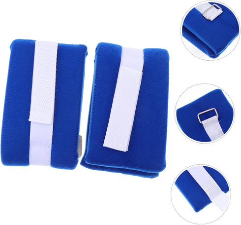 2pcs minkissy Elderly Patient Strap for Medical Grade Wrist and Ankle Holders for Hospital Use Easy Installation