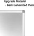 Upgraded Monthly Calendar Dry Erase White Board & Cork Bulletin Board, 13" x 17" Aluminum Frame, Magnetic Surface