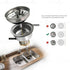 Highcraft 9754 Kitchen Sink Stainless Steel Drain Assembly with Strainer Basket, 1 Count